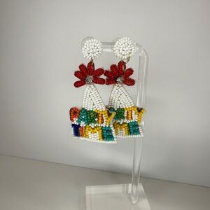 Handmade Colorful Beaded ‘Party Time’ Earrings
